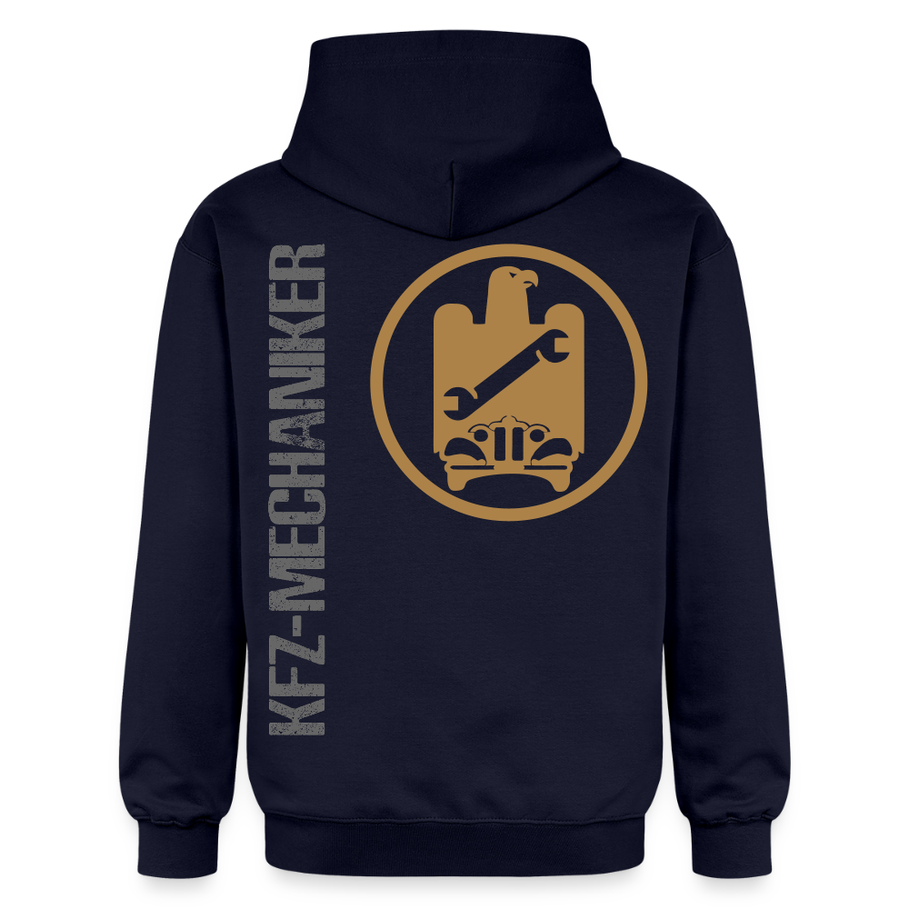 Gildan Unisex Softstyle® "KFZ-Mechaniker" Navy Gildan Unisex Softstyle® Midweight Hoodie {{ color }}