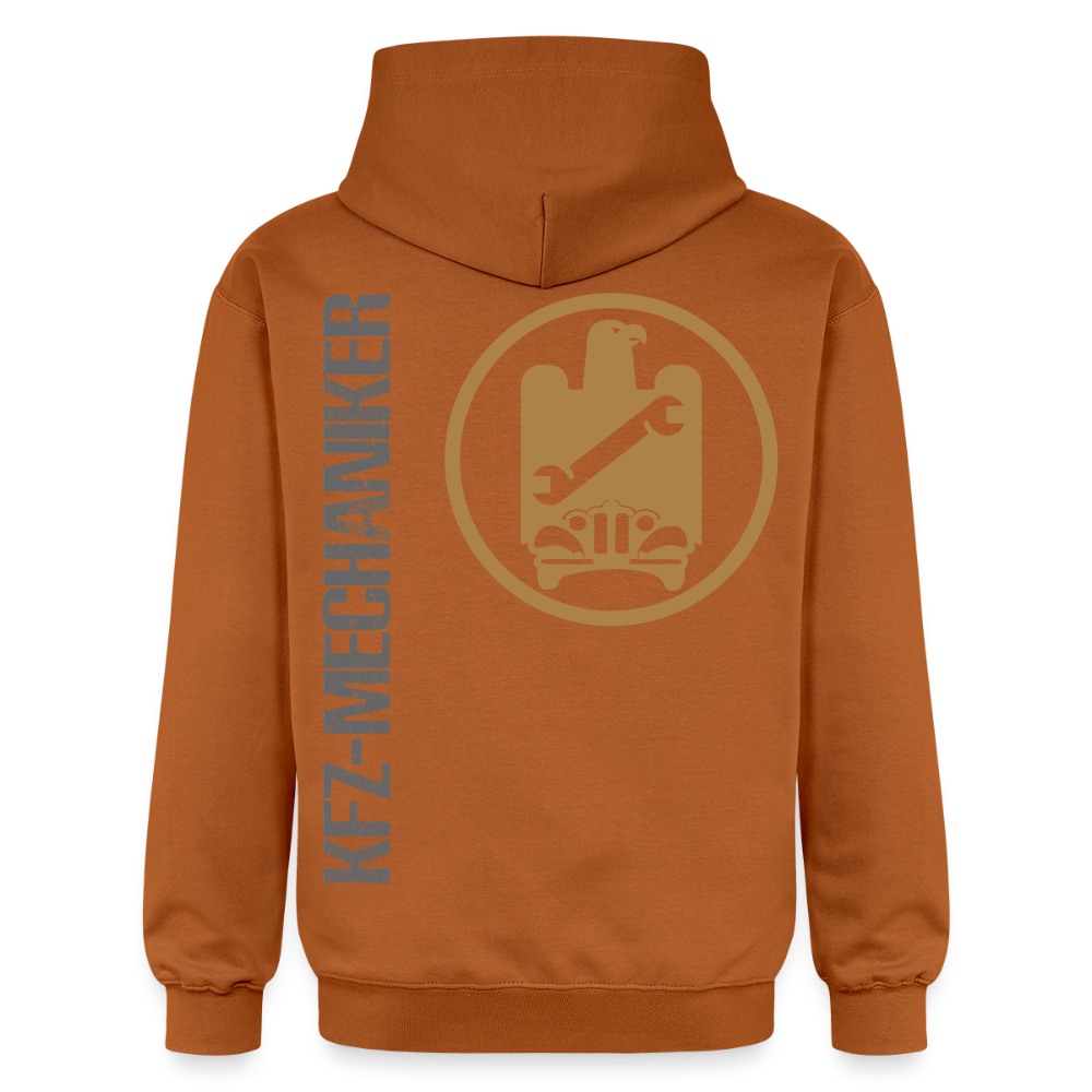 Gildan Unisex Softstyle® "KFZ-Mechaniker" Athletic Orange Gildan Unisex Softstyle® Midweight Hoodie {{ color }}