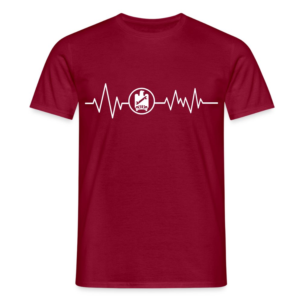 Unisex T-Shirt "KFZ-Mechaniker" Ziegelrot Männer T-Shirt {{ color }}