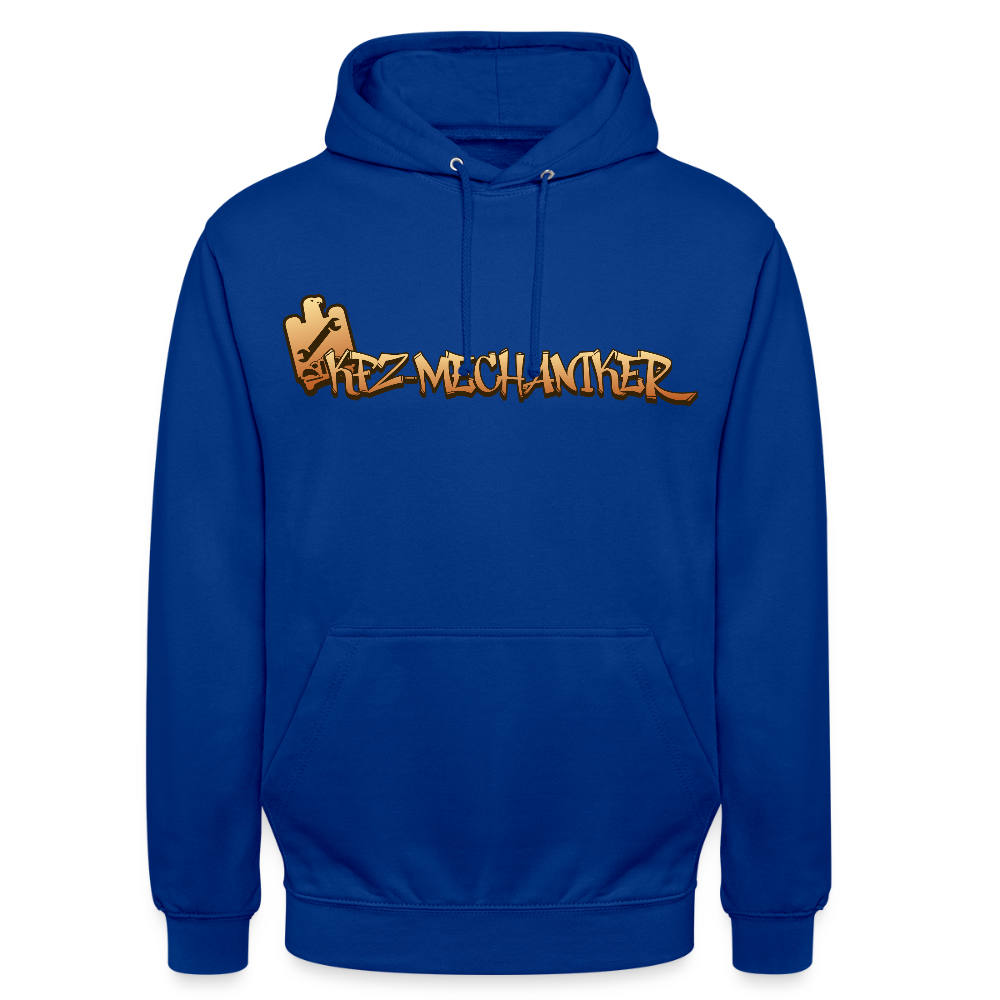 Unisex Hoodie "KFZ-Mechaniker" Royalblau Unisex Hoodie {{ color }}