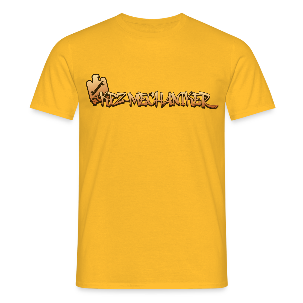 Unisex T-Shirt "KFZ-Mechaniker" Gelb Männer T-Shirt {{ color }}