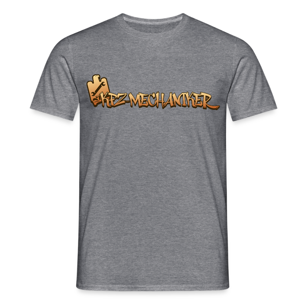 Unisex T-Shirt "KFZ-Mechaniker" Graphit meliert Männer T-Shirt {{ color }}