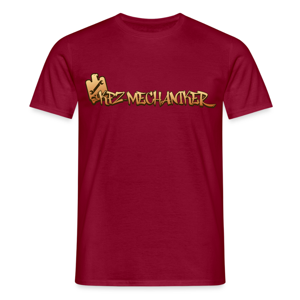 Unisex T-Shirt "KFZ-Mechaniker" Ziegelrot Männer T-Shirt {{ color }}