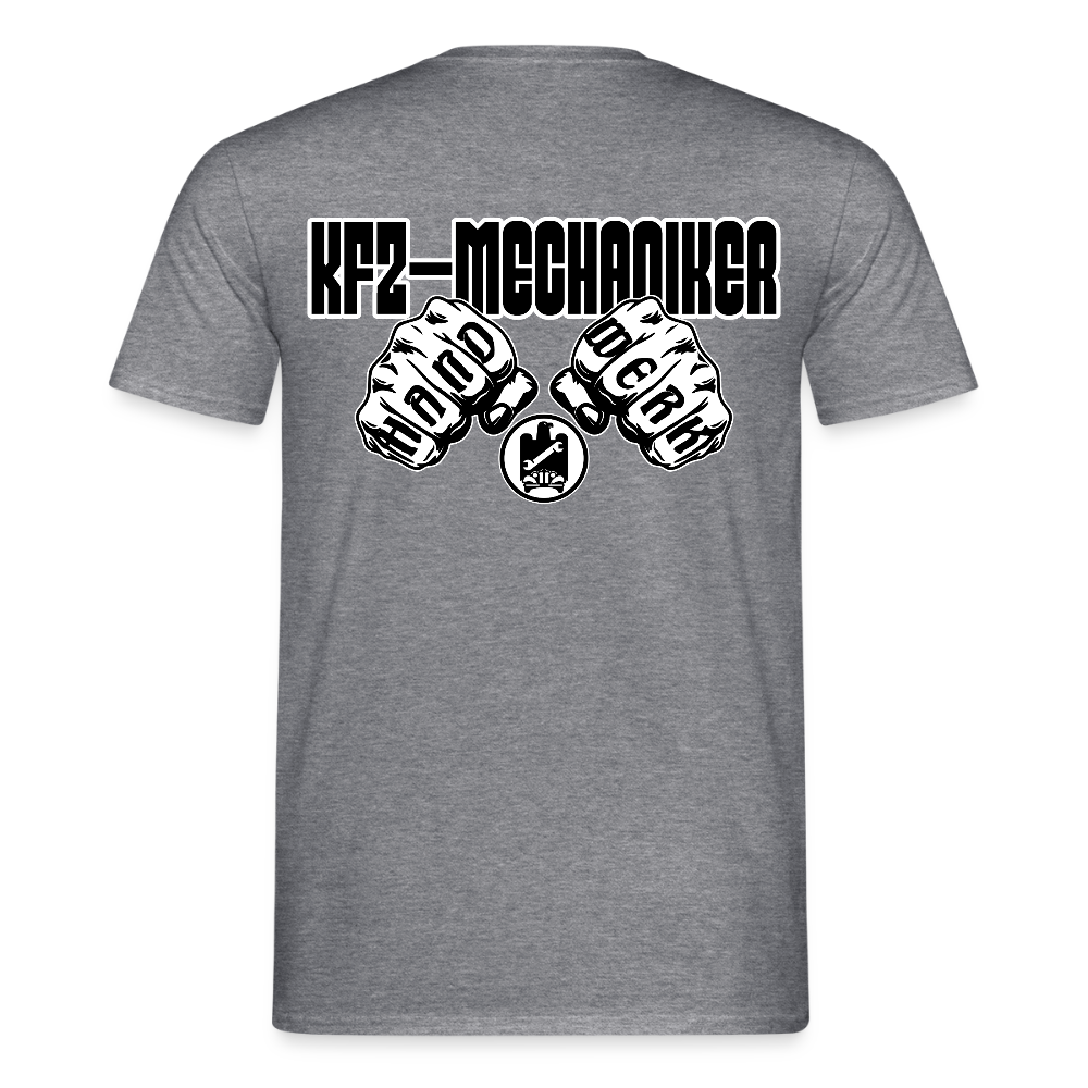 Unisex T-Shirt "Mechaniker" Graphit meliert Männer T-Shirt {{ color }}