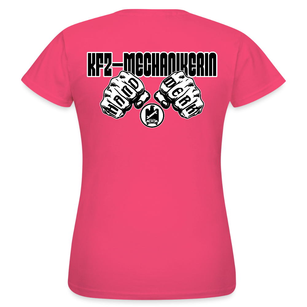 Frauen T-Shirt "KFZ-Mechanikerin" (beidseitig bedruckt) Azalea Frauen T-Shirt {{ color }}