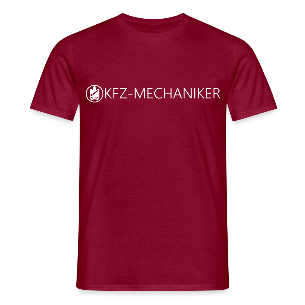 Unisex T-Shirt "KFZ-Mechaniker" Ziegelrot Männer T-Shirt {{ color }}