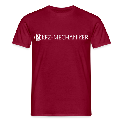 Unisex T-Shirt "KFZ-Mechaniker" Ziegelrot Männer T-Shirt {{ color }}