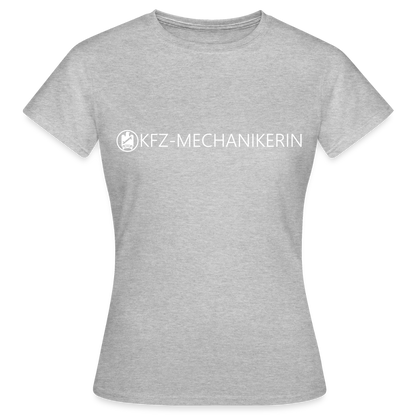 Frauen T-Shirt "KFZ-Mechanikerin" Grau meliert Frauen T-Shirt {{ color }}