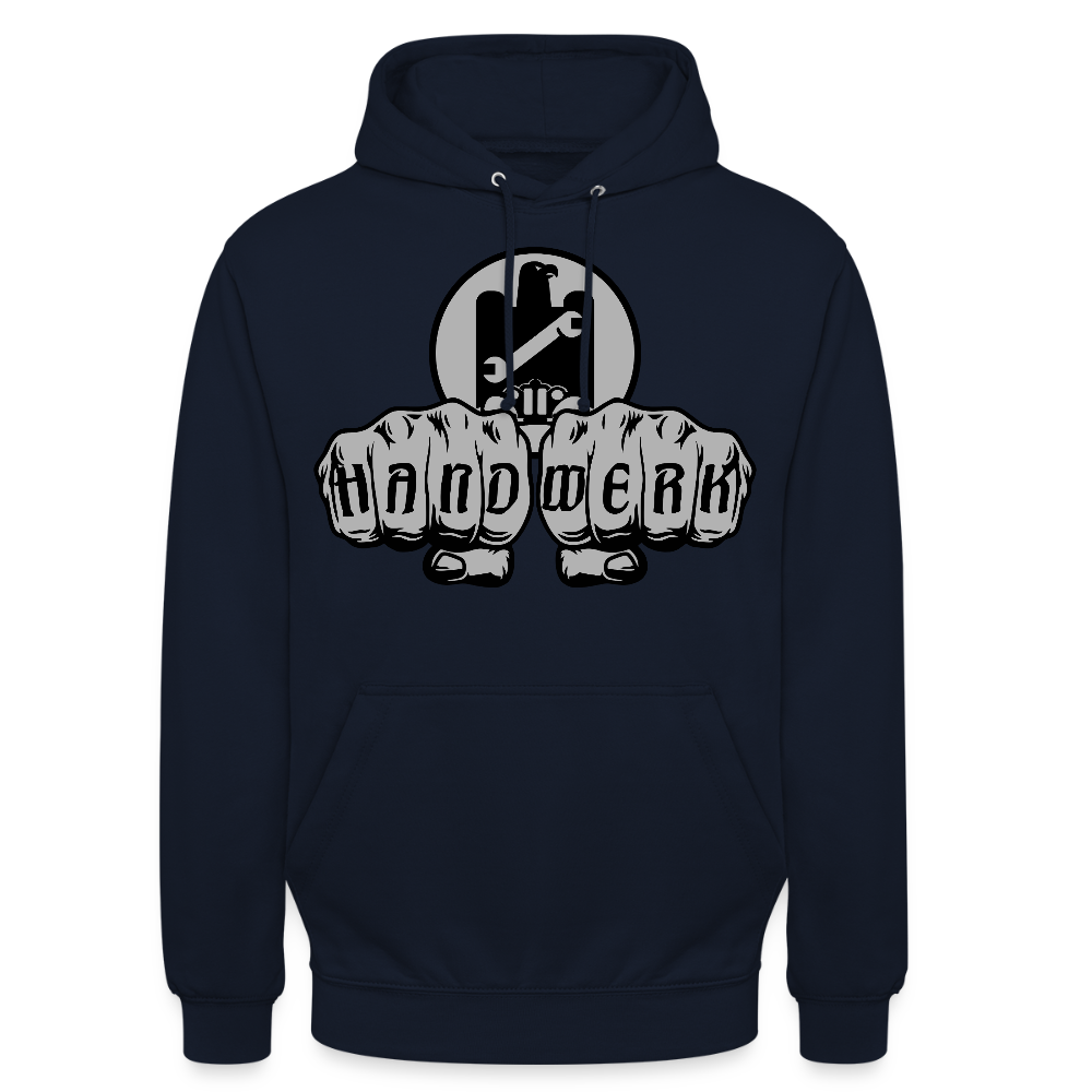 Unisex Hoodie "KFZ-Mechaniker" Navy Unisex Hoodie {{ color }}