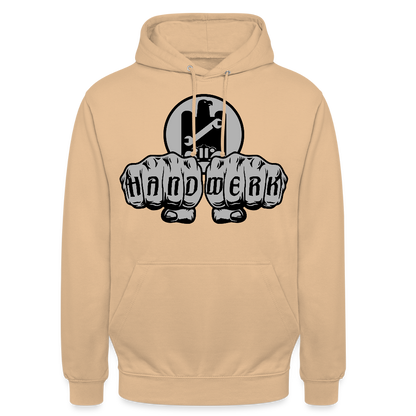 Unisex Hoodie "KFZ-Mechaniker" Pfirsich Unisex Hoodie {{ color }}