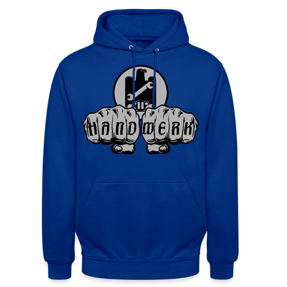 Unisex Hoodie "KFZ-Mechaniker" Royalblau Unisex Hoodie {{ color }}