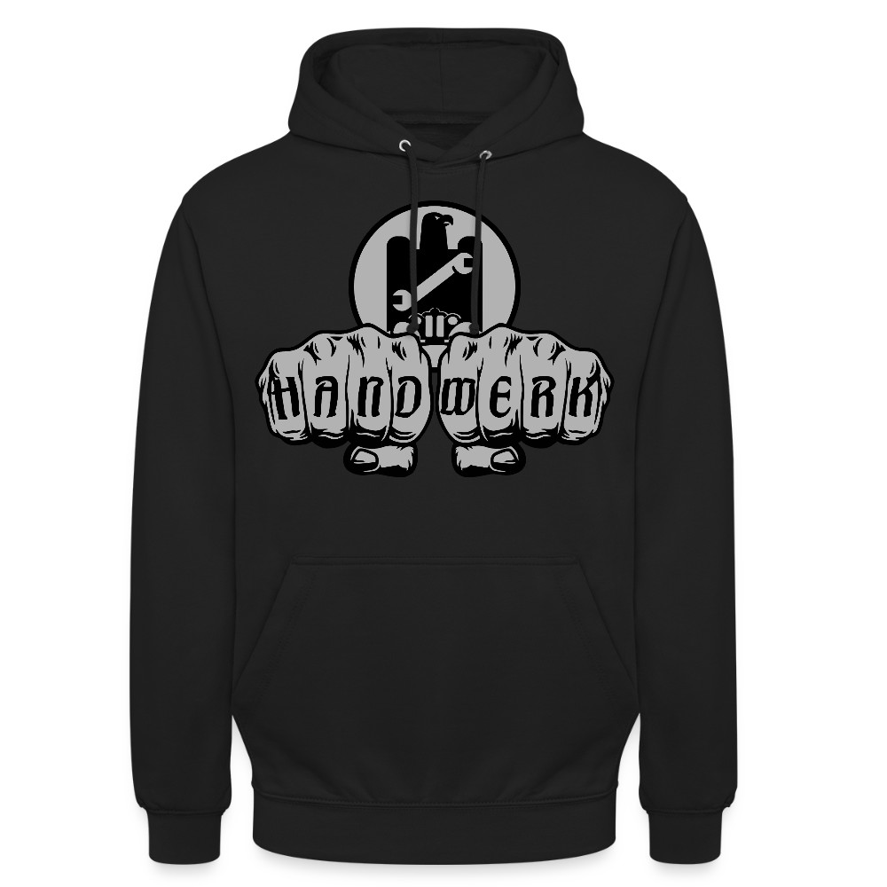Unisex Hoodie "KFZ-Mechaniker" Schwarz Unisex Hoodie {{ color }}