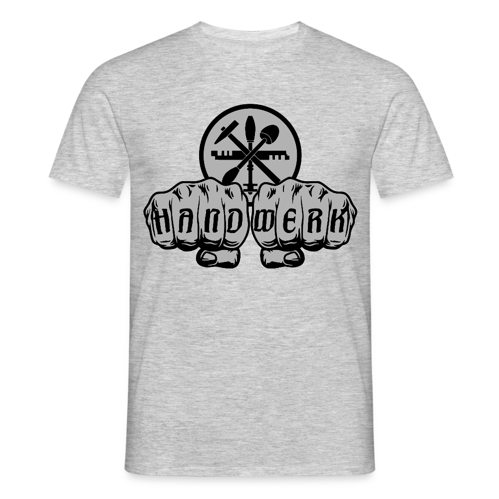 Unisex T-Shirt "Glaser" Grau meliert Männer T-Shirt {{ color }}