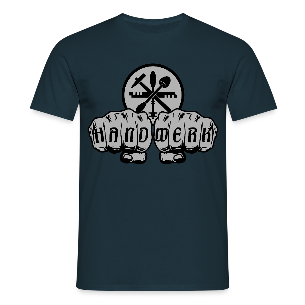 Unisex T-Shirt "Glaser" Navy Männer T-Shirt {{ color }}