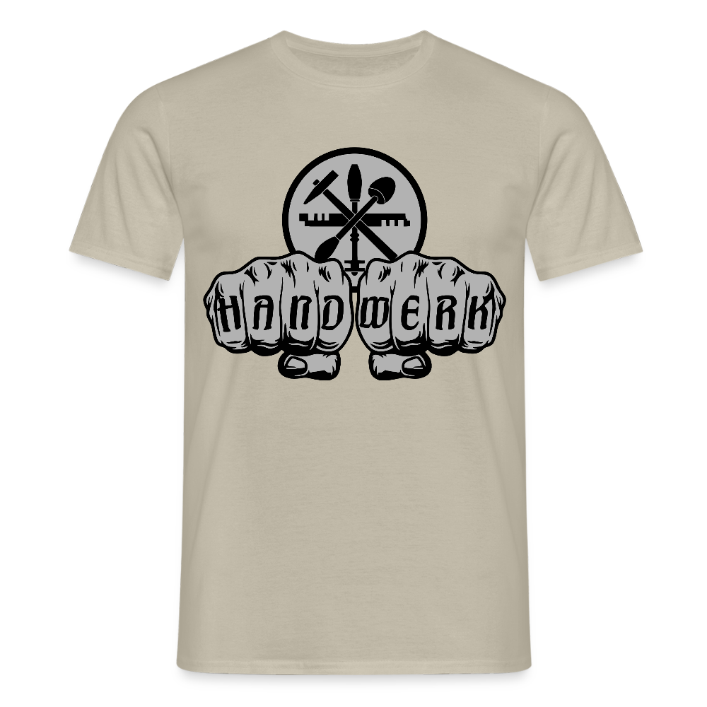 Unisex T-Shirt "Glaser" Sandbeige Männer T-Shirt {{ color }}
