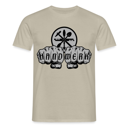 Unisex T-Shirt "Glaser" Sandbeige Männer T-Shirt {{ color }}
