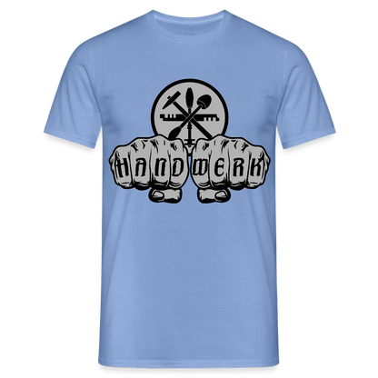 Unisex T-Shirt "Glaser" Carolina Blue Männer T-Shirt {{ color }}