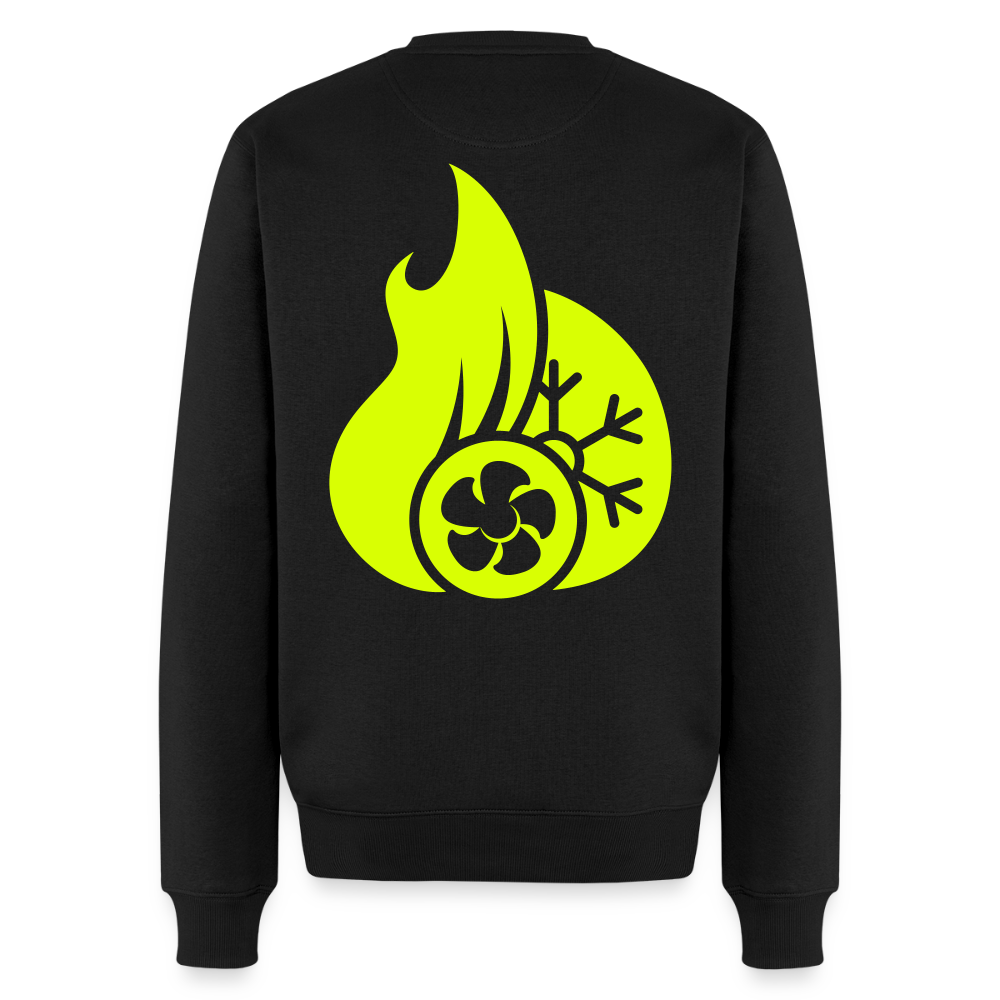 Unisex Premium Pullover "Klimatechniker" neongelb Männer Premium Pullover {{ color }}