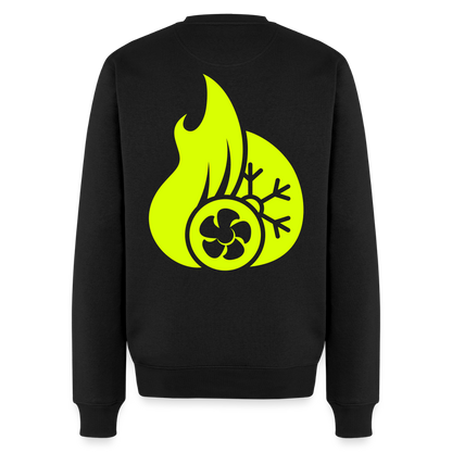 Unisex Premium Pullover "Klimatechniker" neongelb Männer Premium Pullover {{ color }}