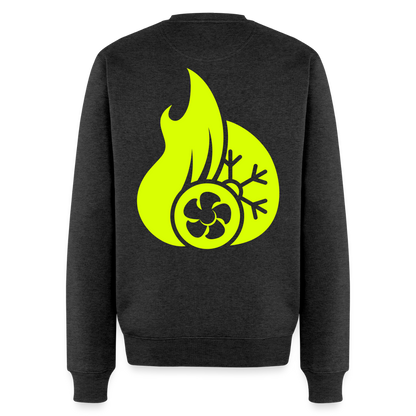 Unisex Premium Pullover "Klimatechniker" neongelb Männer Premium Pullover {{ color }}