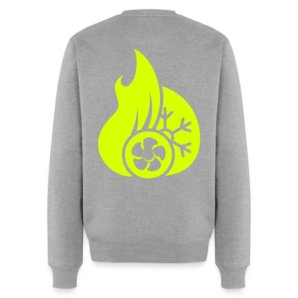 Unisex Premium Pullover "Klimatechniker" neongelb Männer Premium Pullover {{ color }}