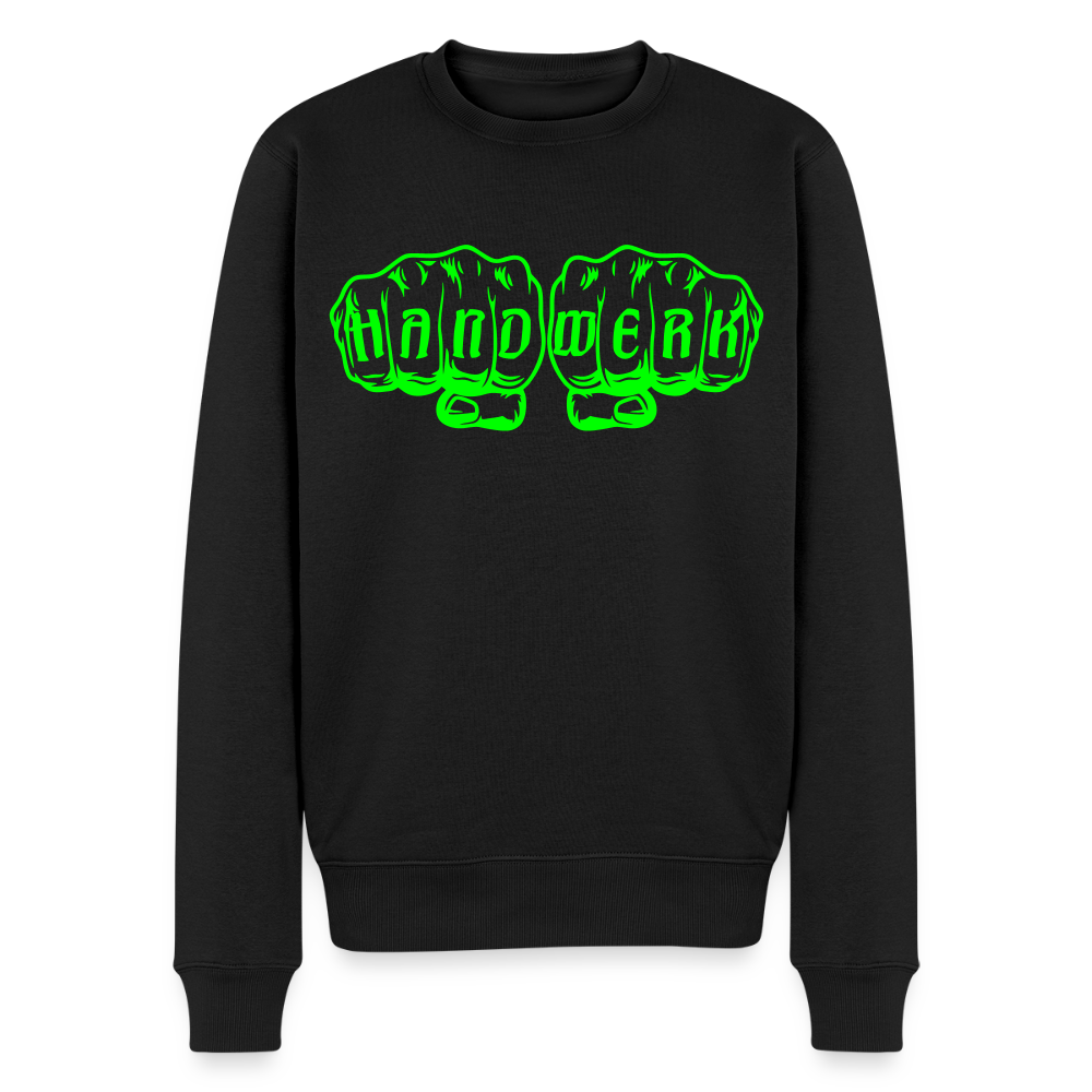 Unisex Premium Pullover "Klimatechniker" neongrün Männer Premium Pullover {{ color }}