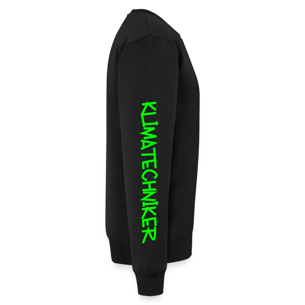 Unisex Premium Pullover "Klimatechniker" neongrün Männer Premium Pullover {{ color }}