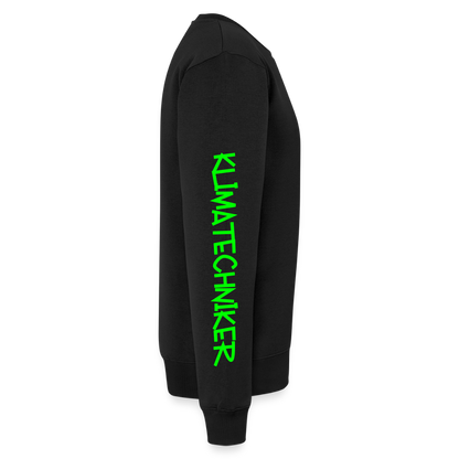 Unisex Premium Pullover "Klimatechniker" neongrün Männer Premium Pullover {{ color }}