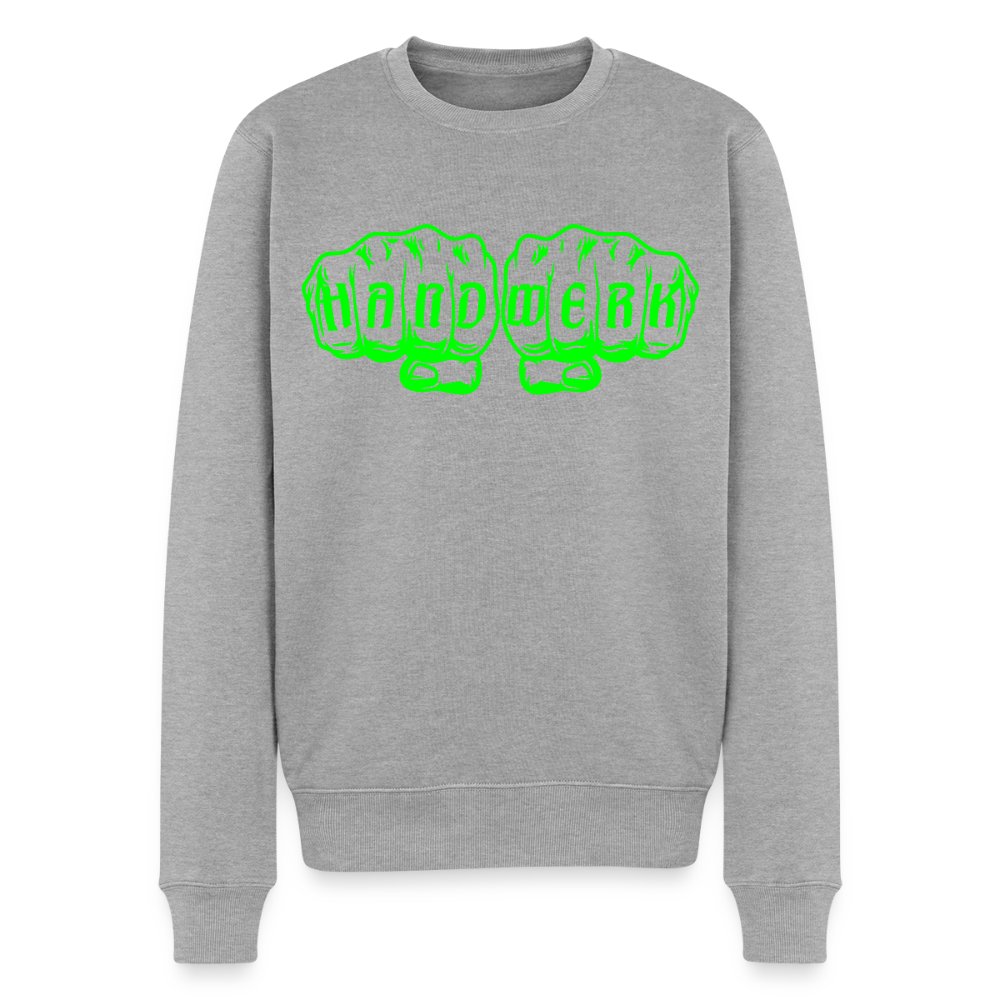 Unisex Premium Pullover "Klimatechniker" neongrün Männer Premium Pullover {{ color }}