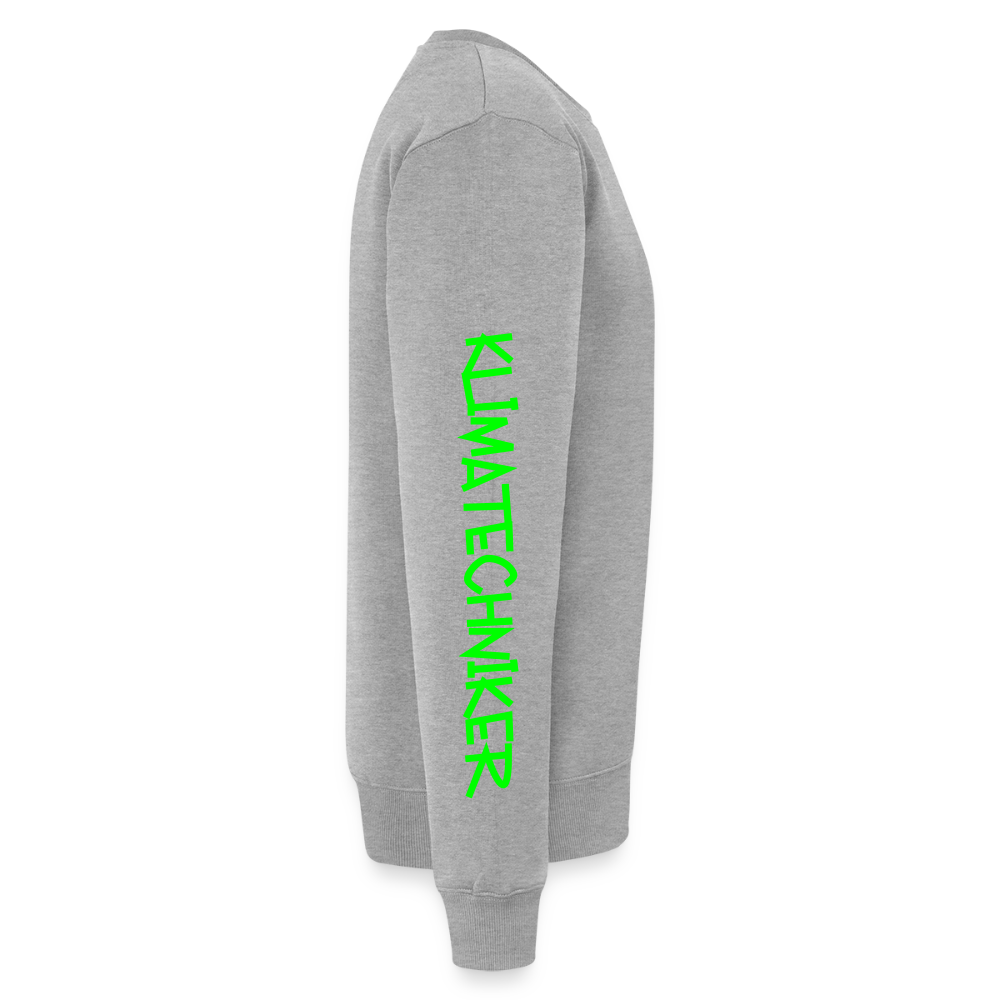 Unisex Premium Pullover "Klimatechniker" neongrün Männer Premium Pullover {{ color }}