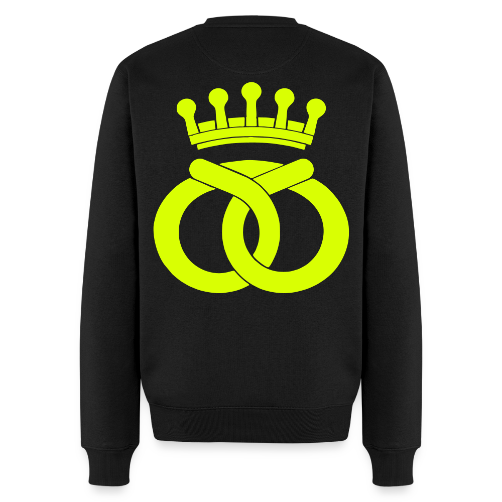Unisex Premium Pullover "Bäcker" neongelb Schwarz Männer Premium Pullover {{ color }}