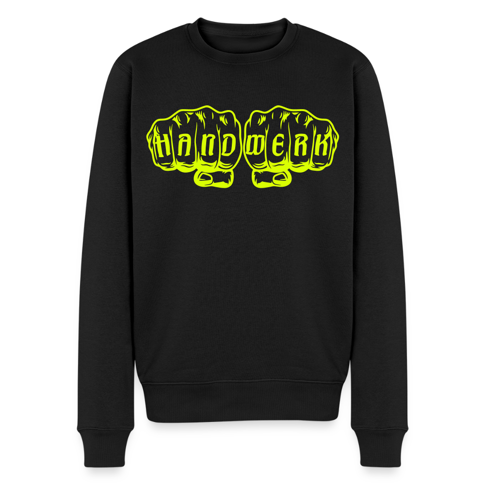 Unisex Premium Pullover "Steinmetz" neongelb Männer Premium Pullover {{ color }}