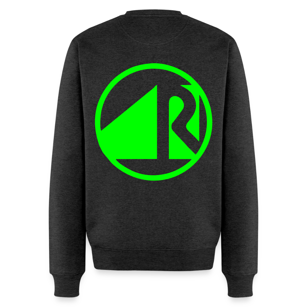 Unisex Premium Pullover "Raumausstatter" neongrün Anthrazit meliert Männer Premium Pullover {{ color }}