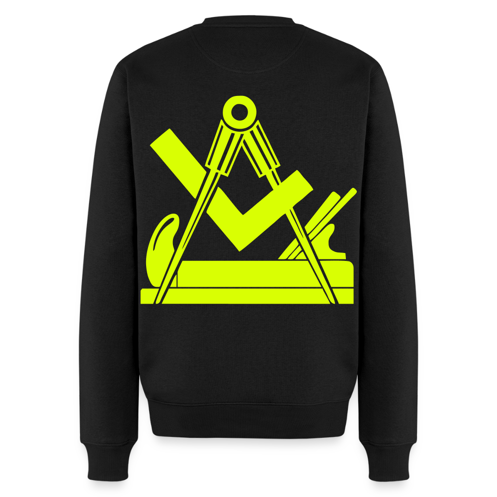 Unisex Premium Pullover "Tischler" neongelb Schwarz Männer Premium Pullover {{ color }}