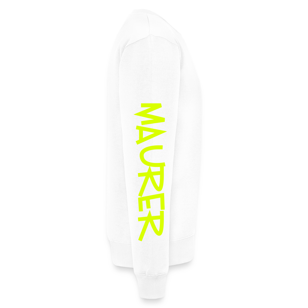 Unisex Premium Pullover "Maurer" neongelb Männer Premium Pullover {{ color }}