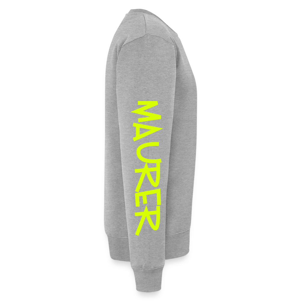 Unisex Premium Pullover "Maurer" neongelb Männer Premium Pullover {{ color }}