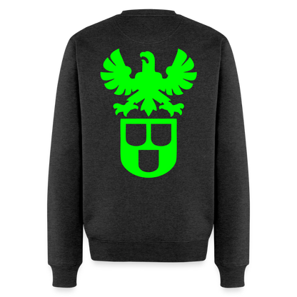 Unisex Premium Pullover "Lackierer" neongrün Anthrazit meliert Männer Premium Pullover {{ color }}