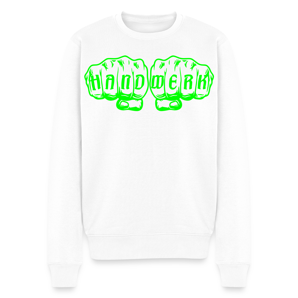 Unisex Premium Pullover "Maurer" neongrün Männer Premium Pullover {{ color }}