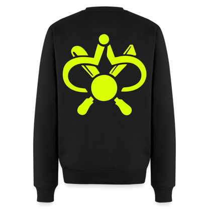 Unisex Premium Pullover "Drechsler" neongelb Schwarz Männer Premium Pullover {{ color }}