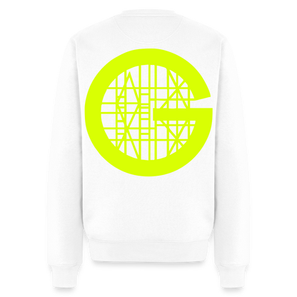 Unisex Premium Pullover "Gerüstbauer" neongelb Weiß Männer Premium Pullover {{ color }}