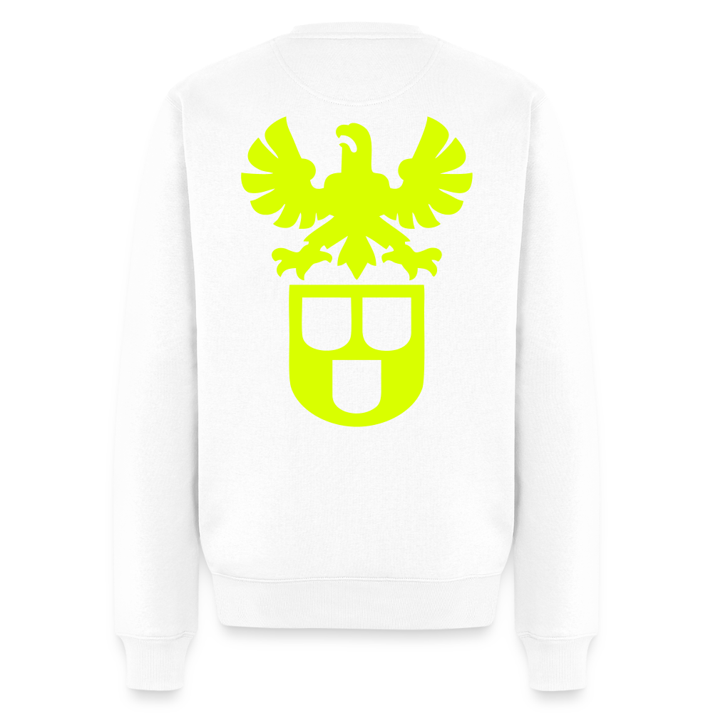 Unisex Premium Pullover "Lackierer" neongelb Weiß Männer Premium Pullover {{ color }}