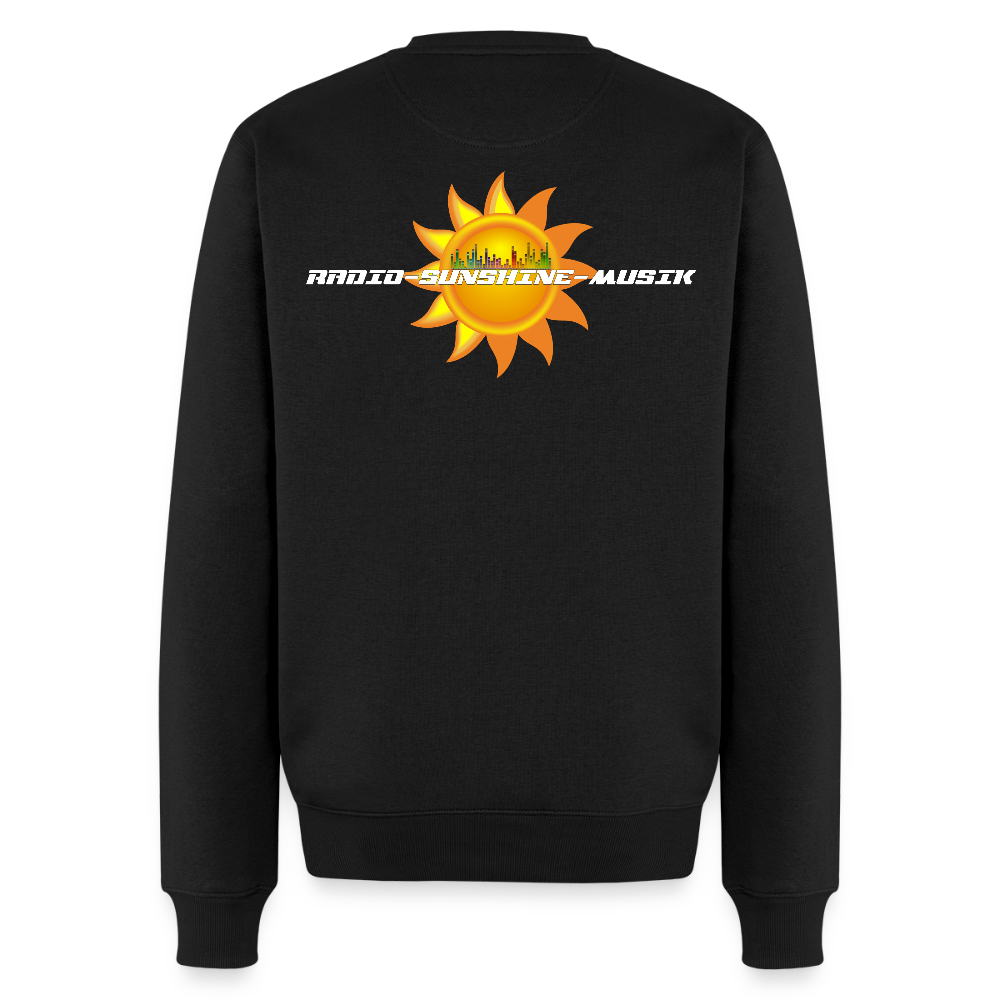 Unisex Premium Pullover "Radio-Sunshine-Musik" (beidseitig bedruckt) Schwarz Männer Premium Pullover {{ color }}