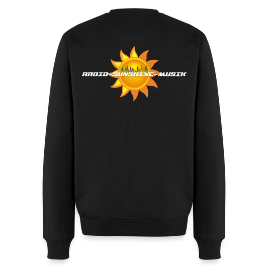 Unisex Premium Pullover "Radio-Sunshine-Musik" (beidseitig bedruckt) Schwarz Männer Premium Pullover {{ color }}