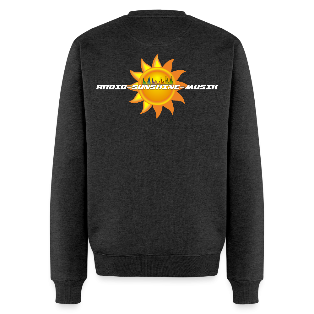Unisex Premium Pullover "Radio-Sunshine-Musik" (beidseitig bedruckt) Anthrazit meliert Männer Premium Pullover {{ color }}