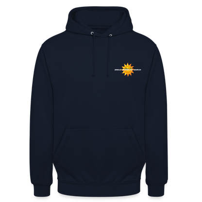 Unisex Hoodie "Radio-Sunshine-Musik" (beidseitig bedruckt) Unisex Hoodie {{ color }}