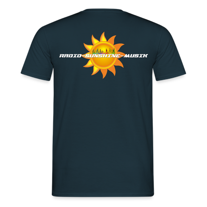 Unisex T-Shirt "Radio-Sunshine-Musik" (beidseitig bedruckt) Navy Männer T-Shirt {{ color }}