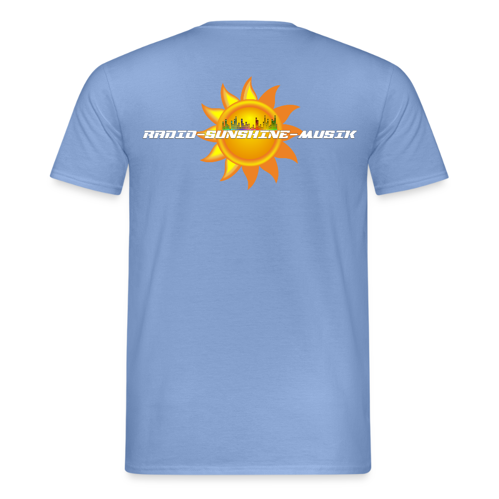 Unisex T-Shirt "Radio-Sunshine-Musik" (beidseitig bedruckt) Carolina Blue Männer T-Shirt {{ color }}
