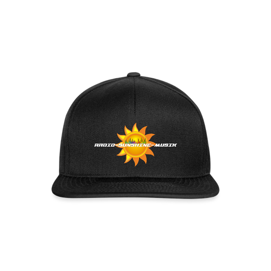 Snapback Cap "Radio-Sunshine-Musik" Schwarz Schwarz One size Snapback Cap {{ color }}