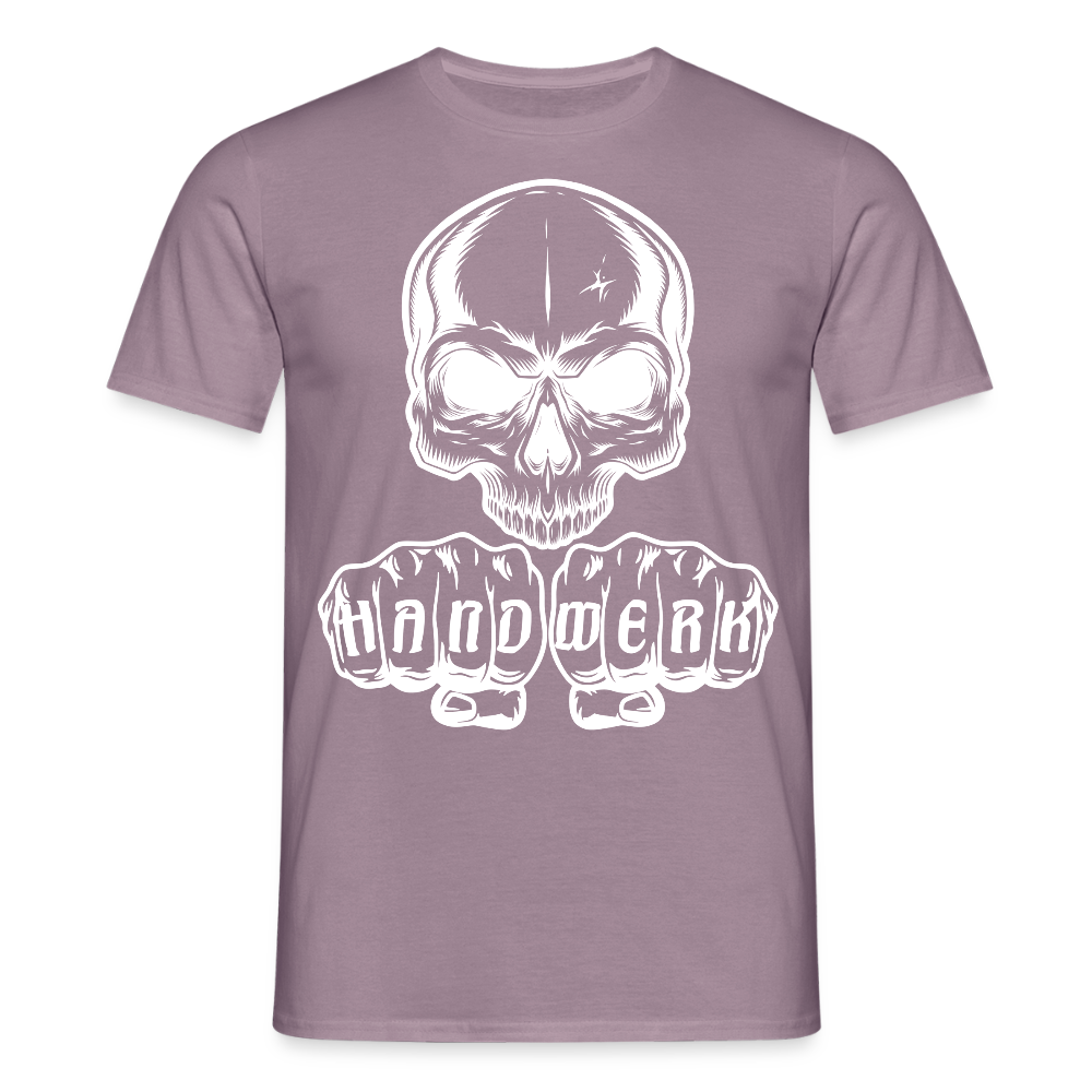 Unisex T-Shirt "Skull-Handwerk" Lilagrau Männer T-Shirt {{ color }}