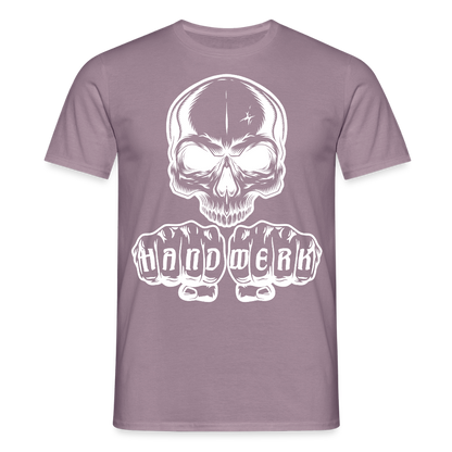 Unisex T-Shirt "Skull-Handwerk" Lilagrau Männer T-Shirt {{ color }}